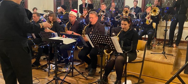 in der Aula der Musikschule Wismar, © The Jellyfish Jazz Orchestra e.V. in der Aula der Musikschule Wismar, © The Jellyfish Jazz Orchestra e.V.