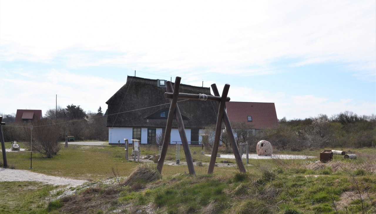 Erlebnispfad am Nationalparkhaus in Vitte, © Katrin Köppen Erlebnispfad am Nationalparkhaus in Vitte, © Katrin Köppen