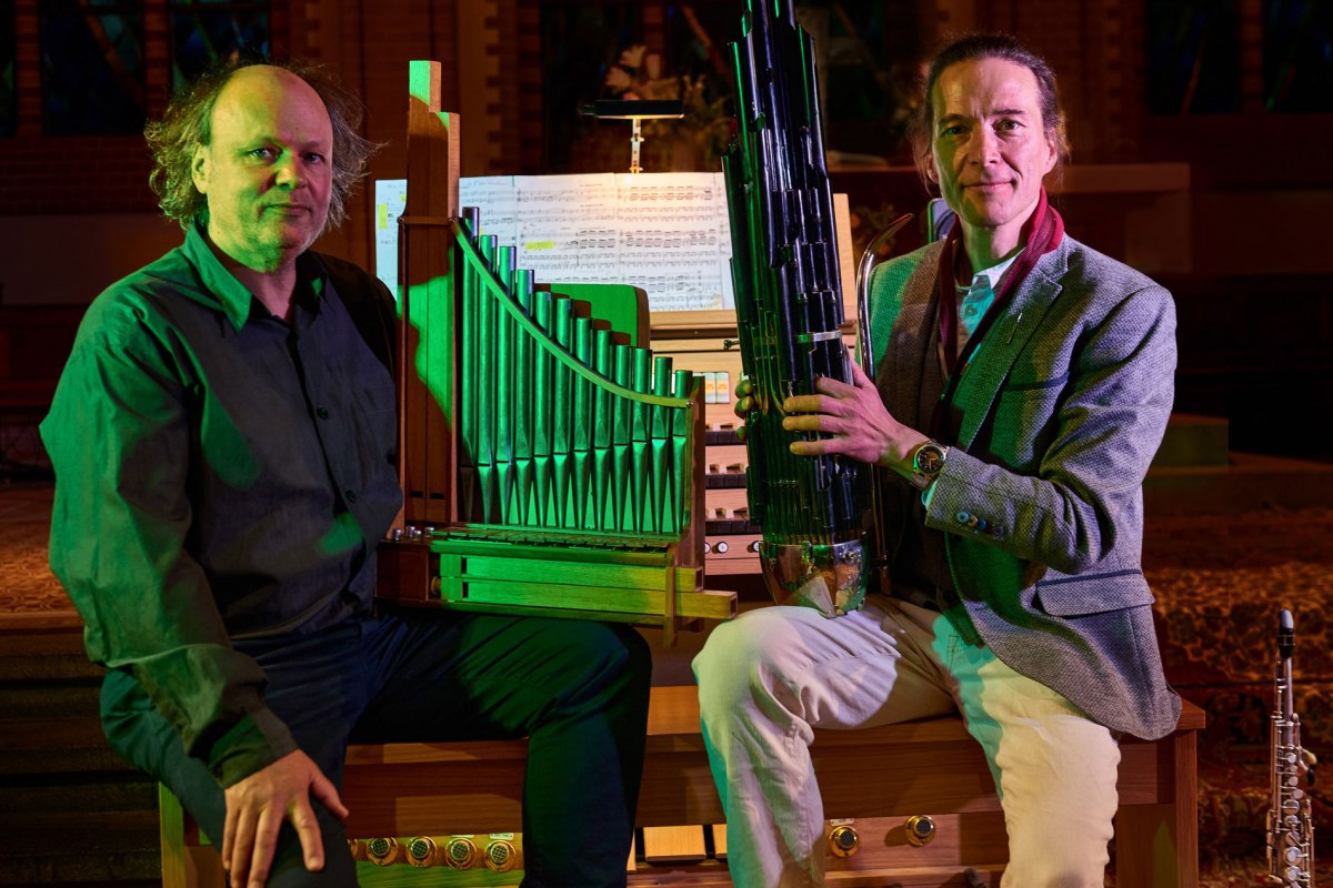 Volker Jaekel (Orgel) und Gert Anklam (Saxophone und Sheng) // © Tivadar Nemesi Volker Jaekel (Orgel) und Gert Anklam (Saxophone und Sheng) // © Tivadar Nemesi