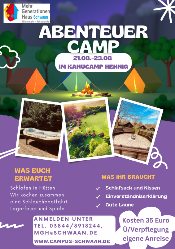 Abenteuer Camp // © T. Grawe Abenteuer Camp // © T. Grawe