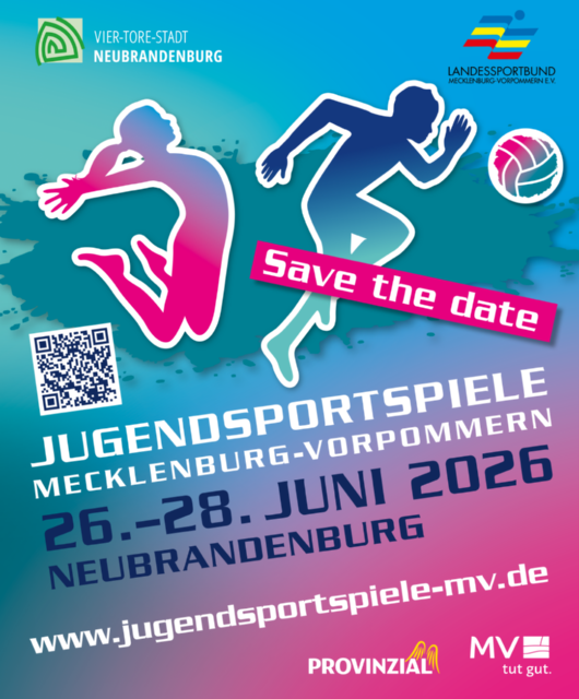 Plakat JSS MV 2026 // © LSB M-V Plakat JSS MV 2026 // © LSB M-V