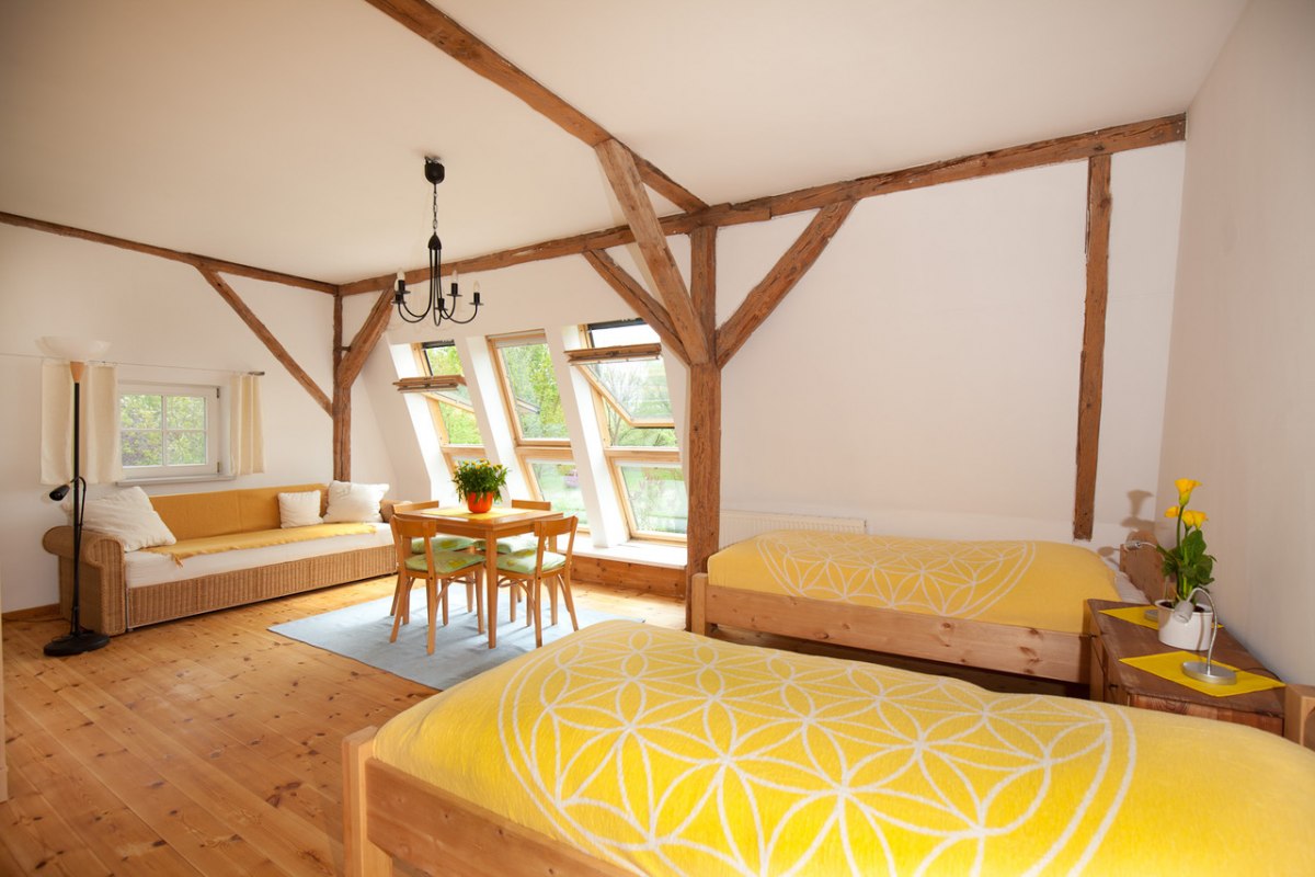 Zimmerbeispiel Haus Himmelblick // © Finkenwerder Hof Zimmerbeispiel Haus Himmelblick // © Finkenwerder Hof