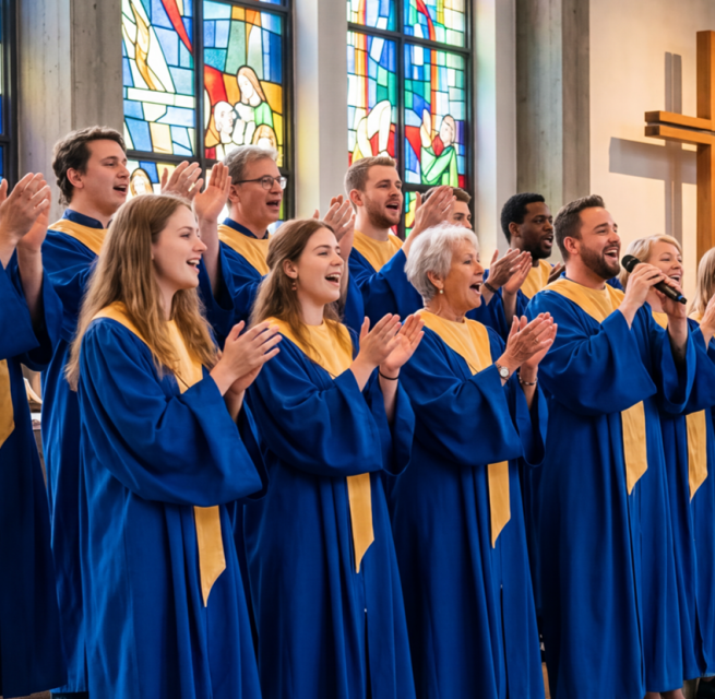 Gospelchor singt // &copy; Rhea B&ouml;hme