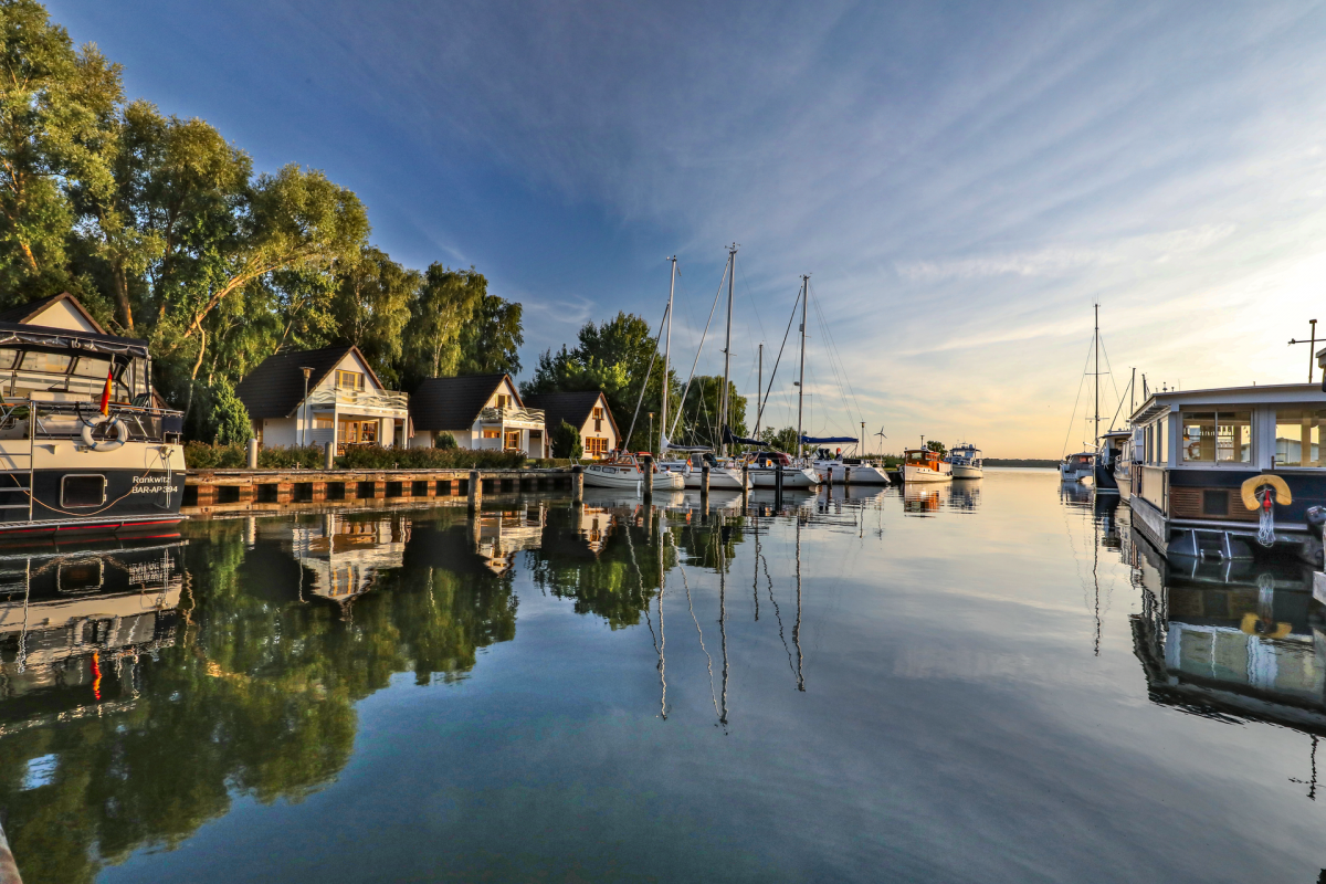 Haven van Rankwitz met rustplaats voor watersporters en overnachtingsmogelijkheden // &copy; MV-T/Gohlke