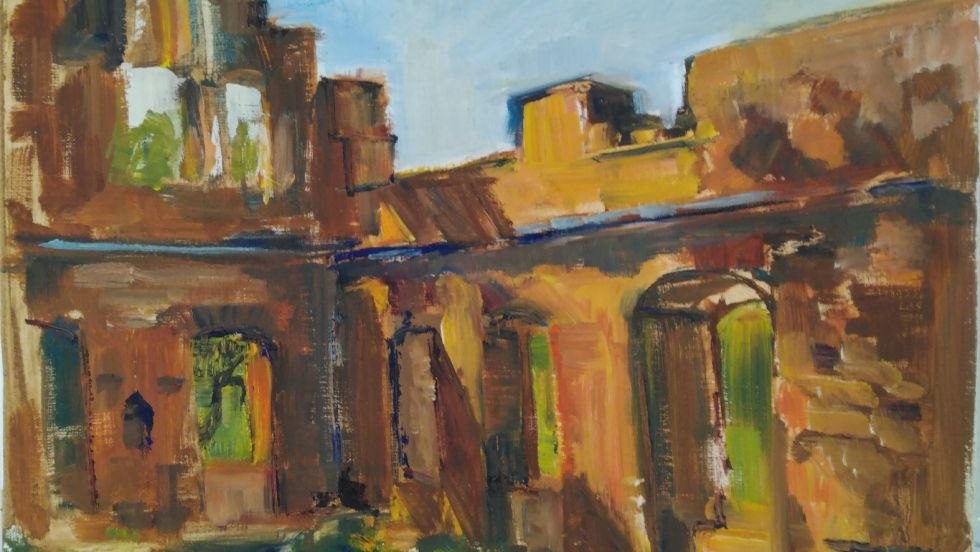 Maike Josupat, Klosterruine, &copy; E. Firzlaff