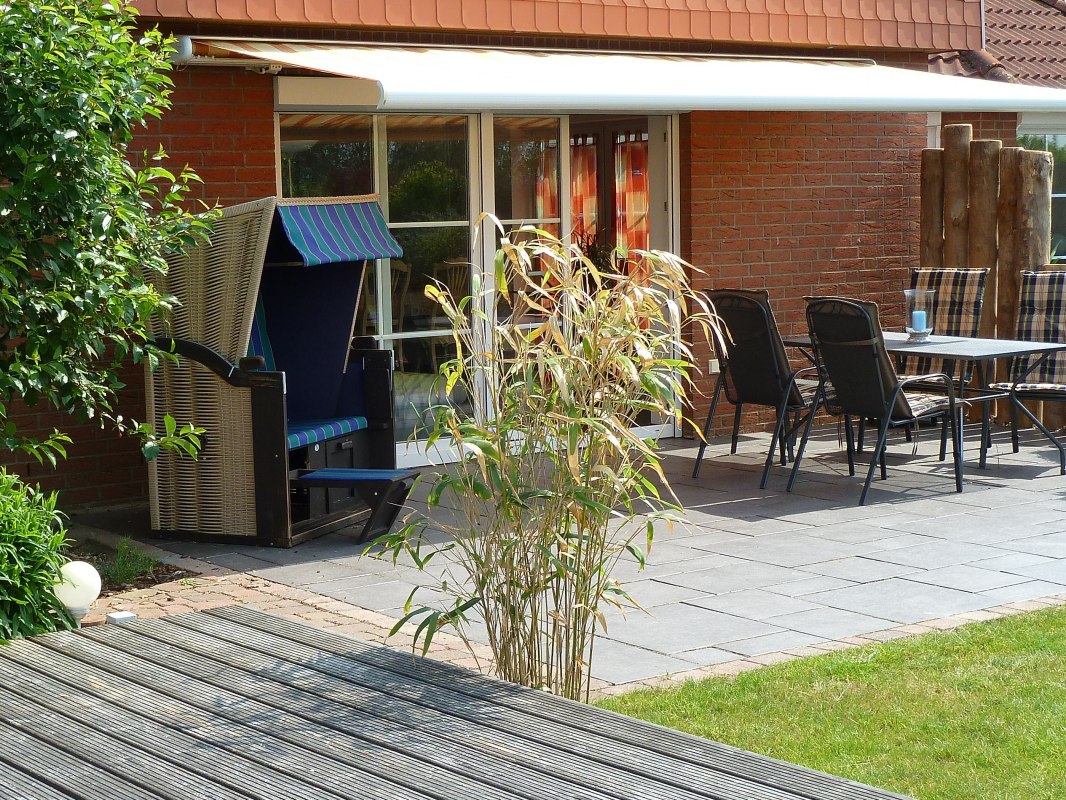 Bubgalow Terrasse // © Ostseehaus Windbreaker Bubgalow Terrasse // © Ostseehaus Windbreaker