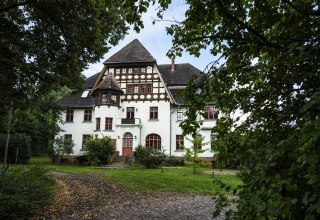 Schlafzimmer Ferienohnung Wiesentraum Gut Alt Necheln // &copy; Stefan von Stengel