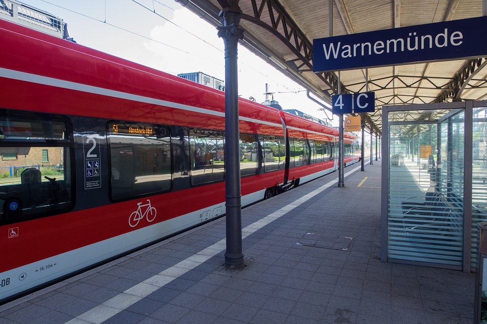 Ein Bahnsteig des Bahnhofes // &copy; Frank Burger