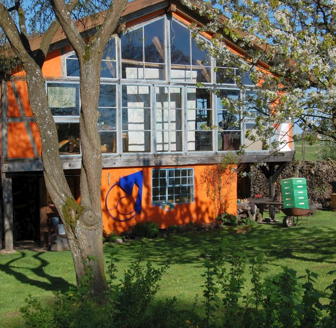 Die alte Wasserm&uuml;hle M&uuml;ggenwalde jetzt als Kunstort // &copy; Rhythmusreich / Thomas Reich