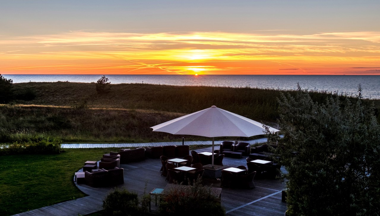 Abenddämmerung im Strandhotel Dünenmeer, © Strandhotel Dünenmeer Abenddämmerung im Strandhotel Dünenmeer, © Strandhotel Dünenmeer