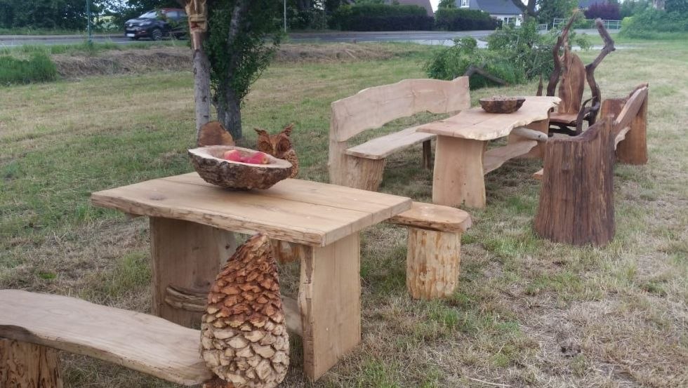 Rustikale Sitzgelegenheiten, &copy; Frank Streif