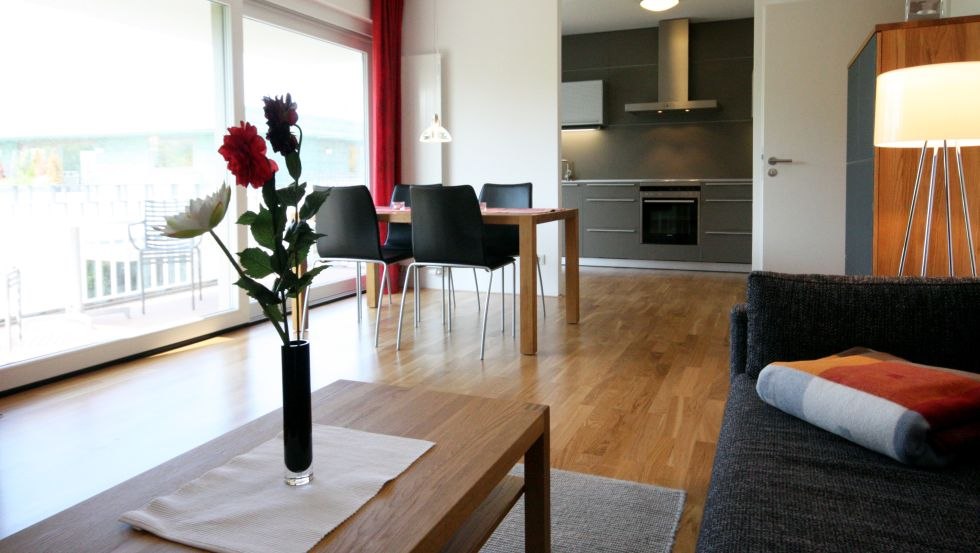 Wohnzimmer Kurparkresidenz, © Kurparkresidenz Warnemünde Wohnzimmer Kurparkresidenz, © Kurparkresidenz Warnemünde