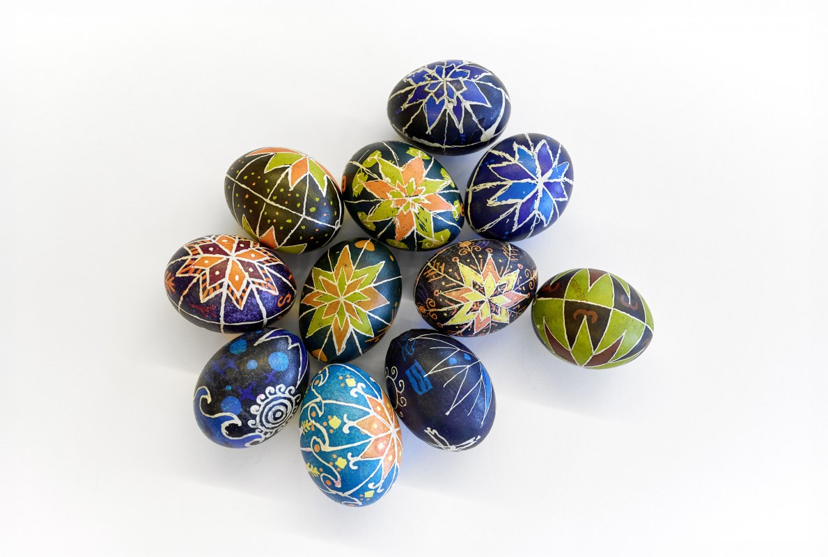 PYSANKY - Traditionelle ukrainische Ostereier in Wachsmaltechnik, &copy; Kunst.Schule.Rostock.