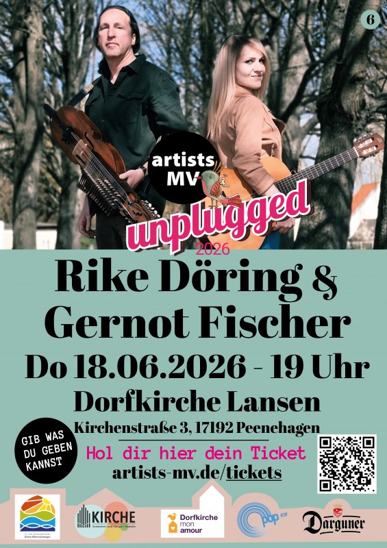 Rike D&ouml;ring und Gernot Fischer spiele das erste Mal gemeinsam ein Konzert. // &copy; artists MV