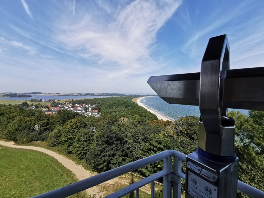 Rangerf&uuml;hrung im Biosph&auml;renreservat S&uuml;dost-R&uuml;gen - Blick vom Lotsenturm Thiessow, &copy; Biosph&auml;renreservat S&uuml;dost-R&uuml;gen