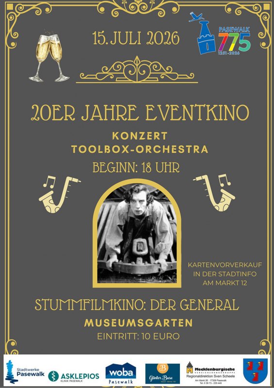 20er-Jahre-Eventkino // © Stadt Pasewalk 20er-Jahre-Eventkino // © Stadt Pasewalk