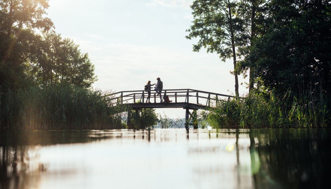 Wandelen in het biosfeerreservaat Schaalsee bij zonsopgang, &copy; TMV/G&auml;nsicke