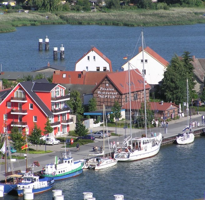 Yachten im Wolgaster Stadthafen, &copy; Baltzer