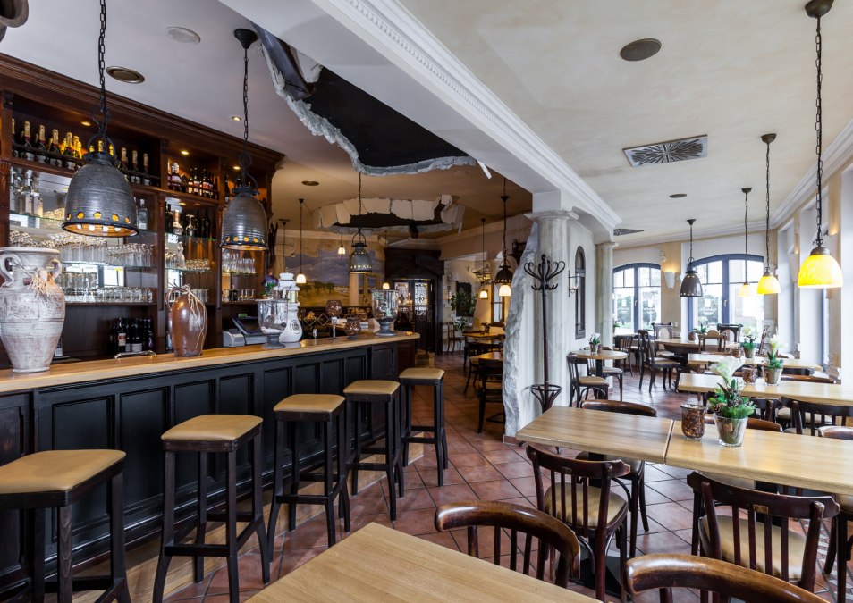 Bar en restaurant "Nudeloper, © Hotel und Pension in der Nudeloper Bar en restaurant "Nudeloper, © Hotel und Pension in der Nudeloper