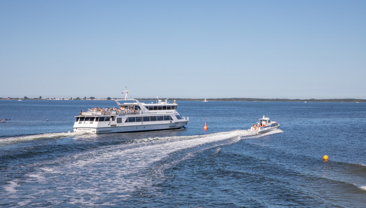Fähre nach Hiddensee, © Weiße Flotte