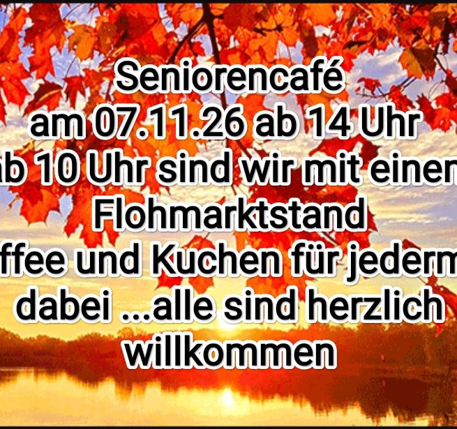Seniorencafe Ab 10.00 Uhr gibt es noch ein Herbstfest + Flohmarkt im Lindetalcenter // © Ramona Schnee Seniorencafe Ab 10.00 Uhr gibt es noch ein Herbstfest + Flohmarkt im Lindetalcenter // © Ramona Schnee