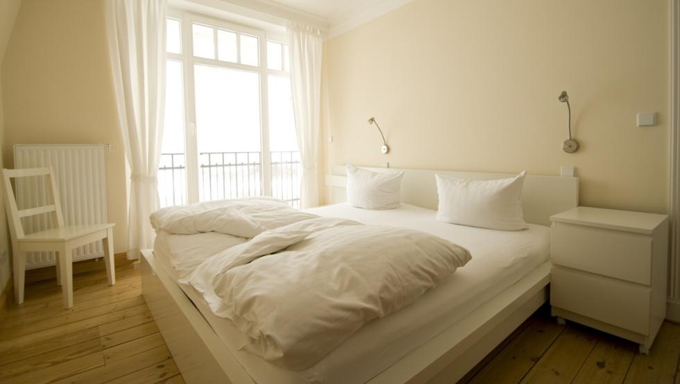 Schlafzimmer // © Villa Schwalbe Schlafzimmer // © Villa Schwalbe