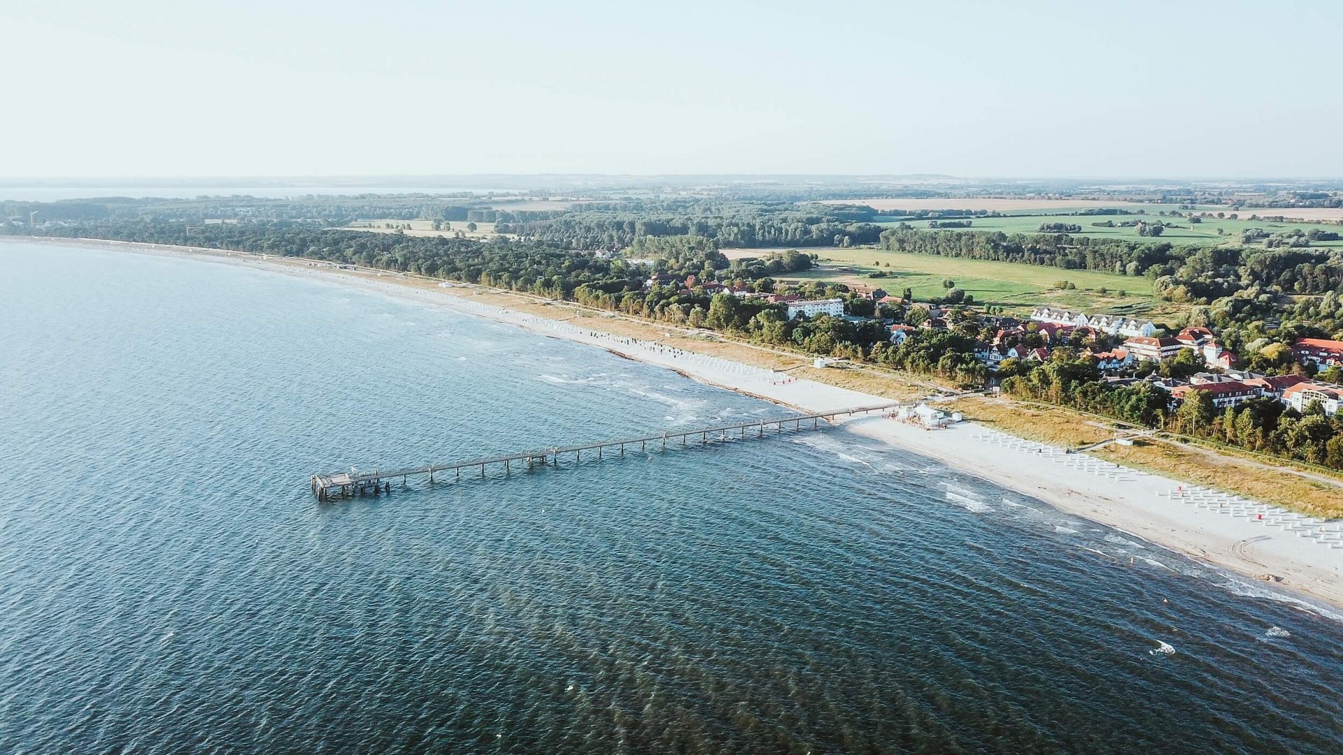 Der lange Sandstrand von Boltenhagen. // © MV-T/Friedrich Der lange Sandstrand von Boltenhagen. // © MV-T/Friedrich