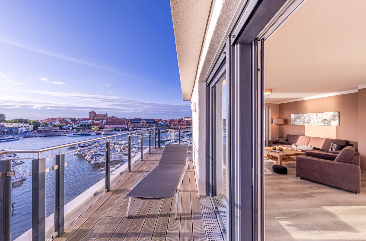 Havenresidentie Waren (M&uuml;ritz) - Exclusief verblijf aan de haven van Waren.
Uw exclusieve toevluchtsoord aan de haven van Waren // &copy; K&K Ferienimmobilien GmbH & Co.KG