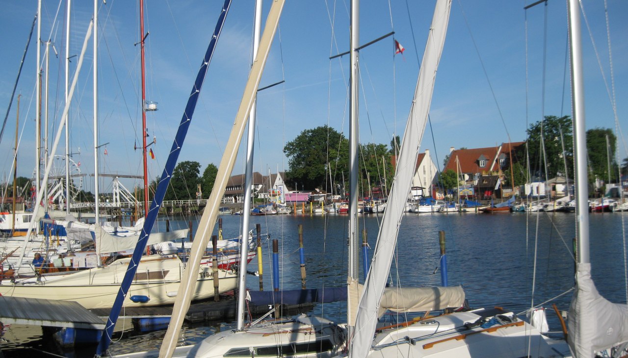 Boote am Anlegeplatz, &copy; Tourismusverband Vorpommern e.V.
