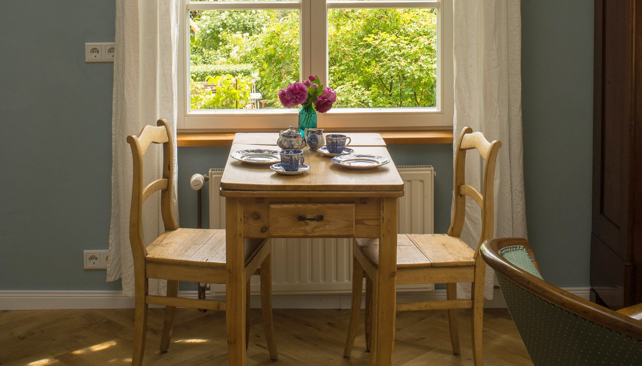 Gezellige Cassetta vakantiewoning in het landhuis Altbauhof, © Gutshaus Altbauhof / Tim Kellner Gezellige Cassetta vakantiewoning in het landhuis Altbauhof, © Gutshaus Altbauhof / Tim Kellner