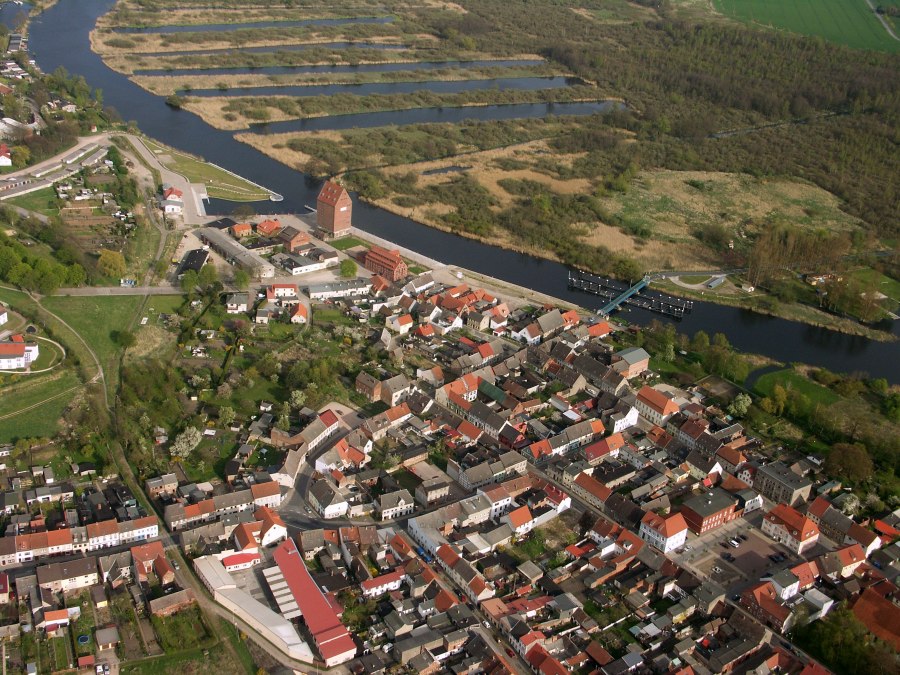 Die Peenestadt Loitz, © Karin Heymann Die Peenestadt Loitz, © Karin Heymann