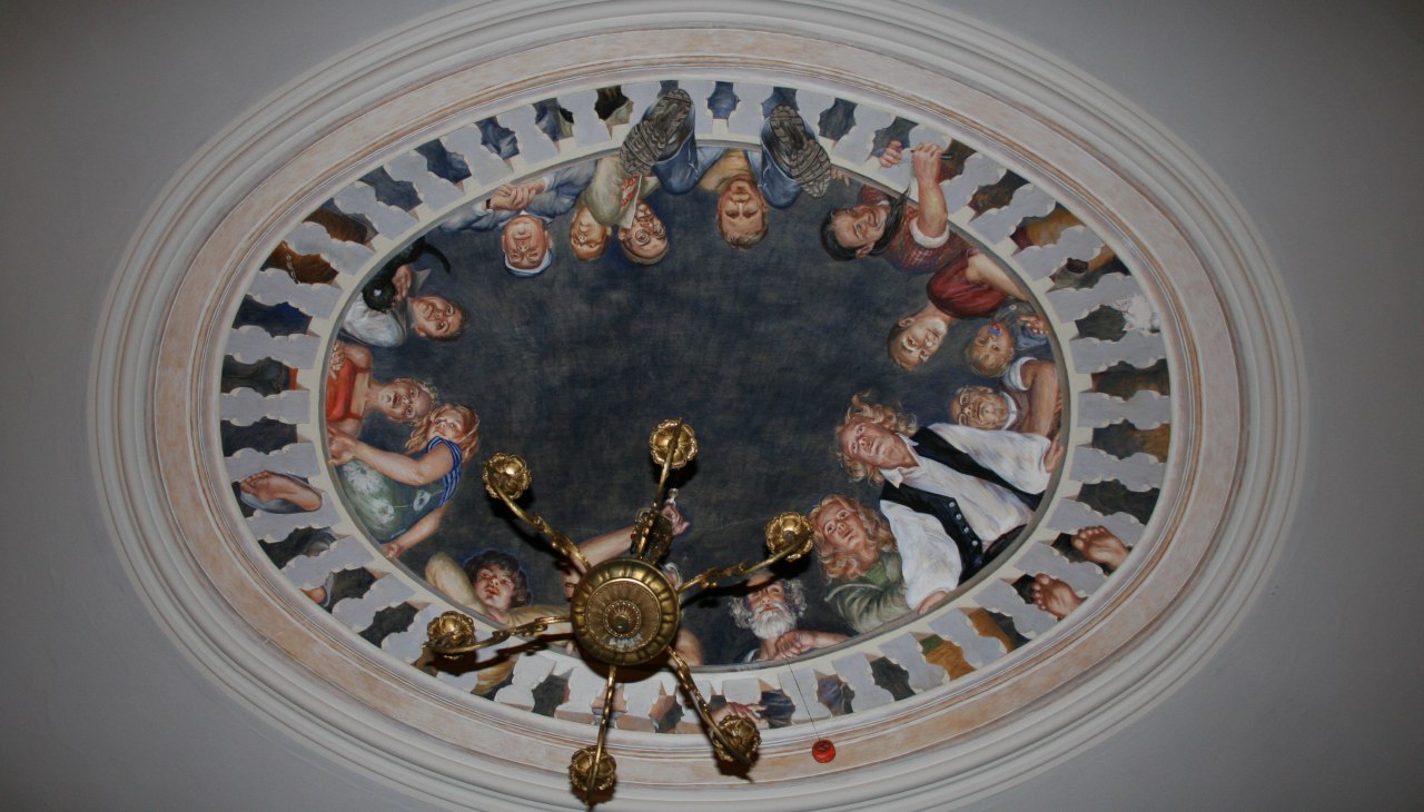 Deckengemälde im Herrenhaus Heinrichsruh, © Tourismusverband Vorpommern e.V. Deckengemälde im Herrenhaus Heinrichsruh, © Tourismusverband Vorpommern e.V.