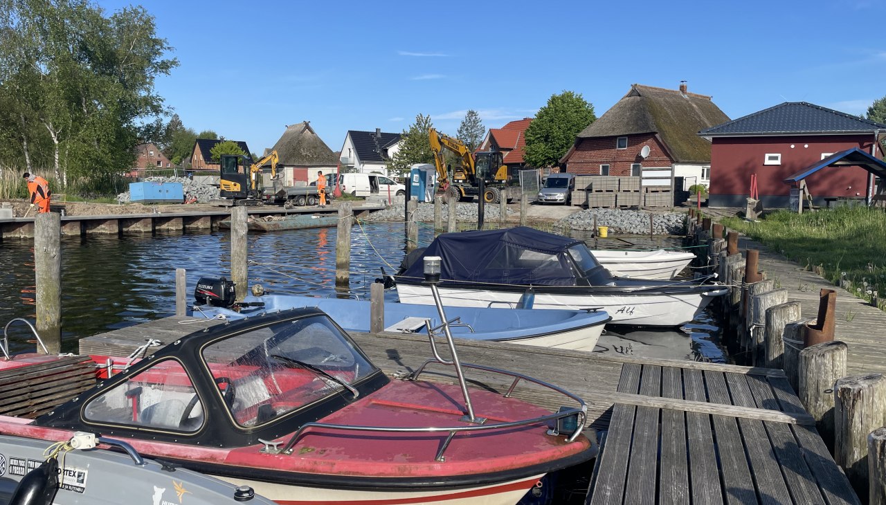 Am Hafen Pruchten, © TZ Südliche Boddenküste Am Hafen Pruchten, © TZ Südliche Boddenküste