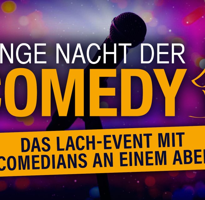 Het lachspektakel met 5 komieken op &eacute;&eacute;n avond, &copy; Lange Nacht der Comedy
