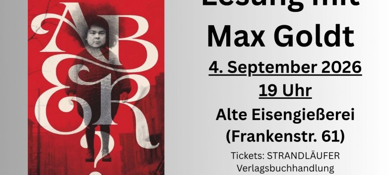 Lesung mit Max Goldt // &copy; STRANDL&Auml;UFER Verlagsbuchhandlung
