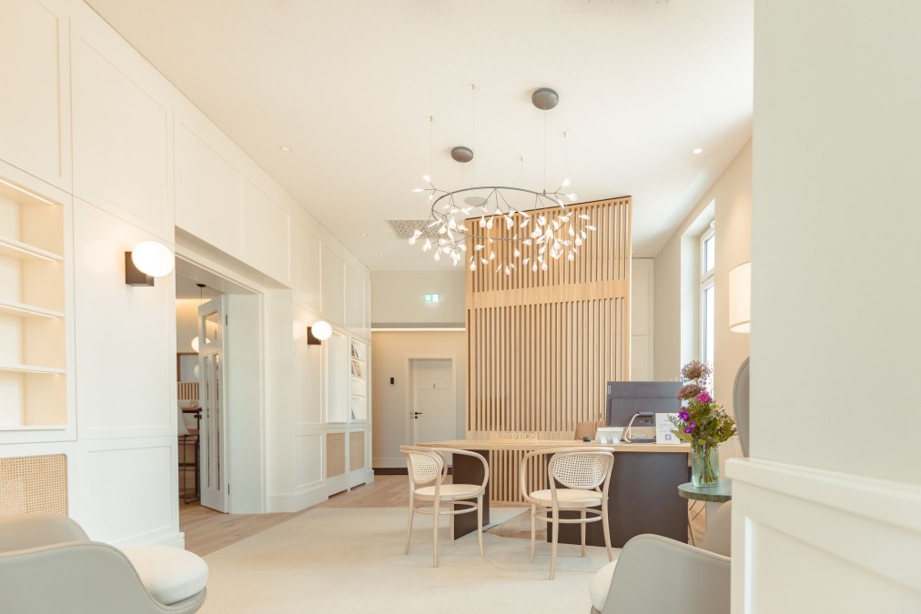 Rezeption, &copy; Strandhotel Ostende