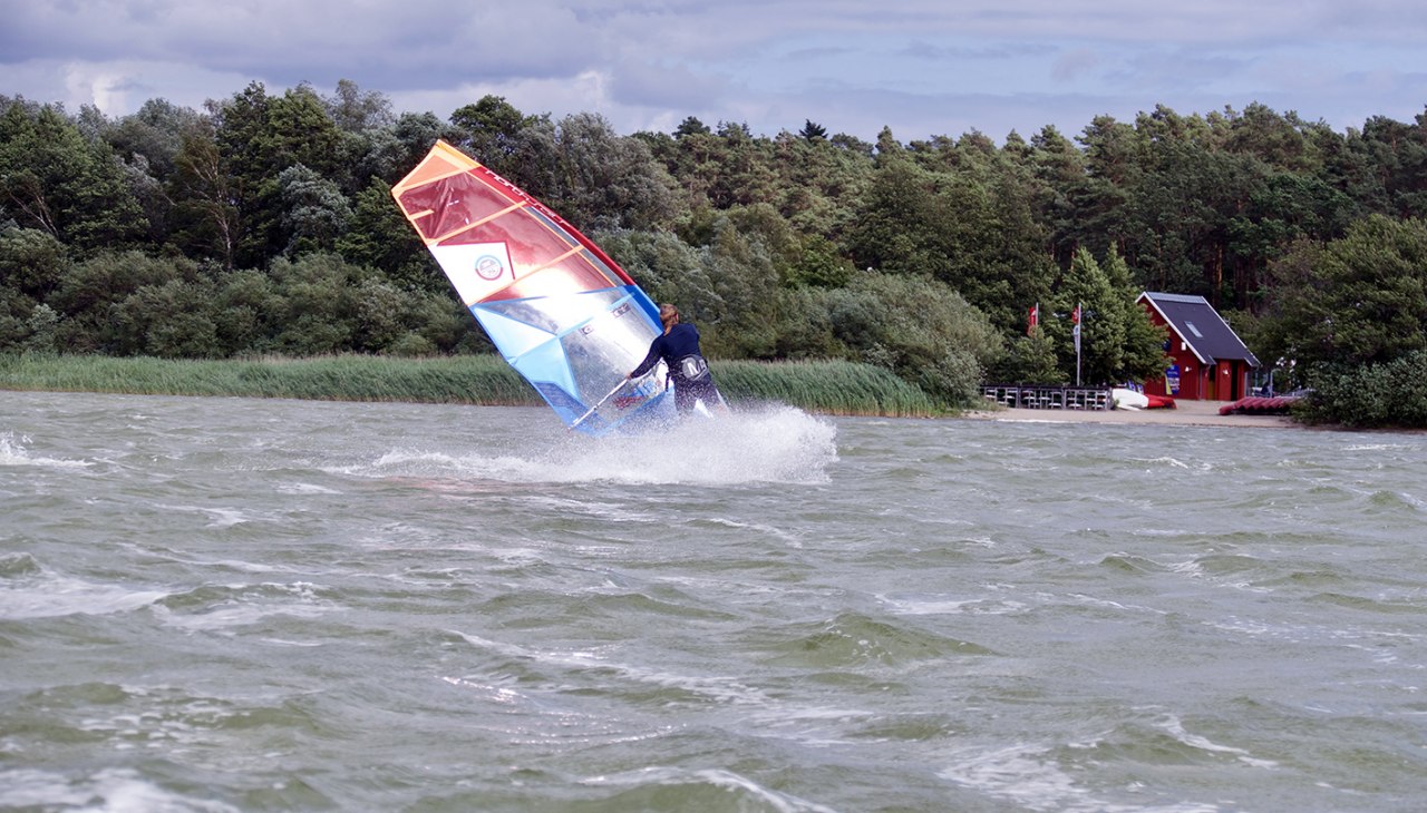 Surfrevier Untergoehren am Fleesensee, &copy; Wassersport Fleesensee