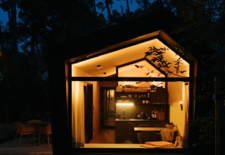 Cabin 28 bei Nacht, &copy; Cabin28