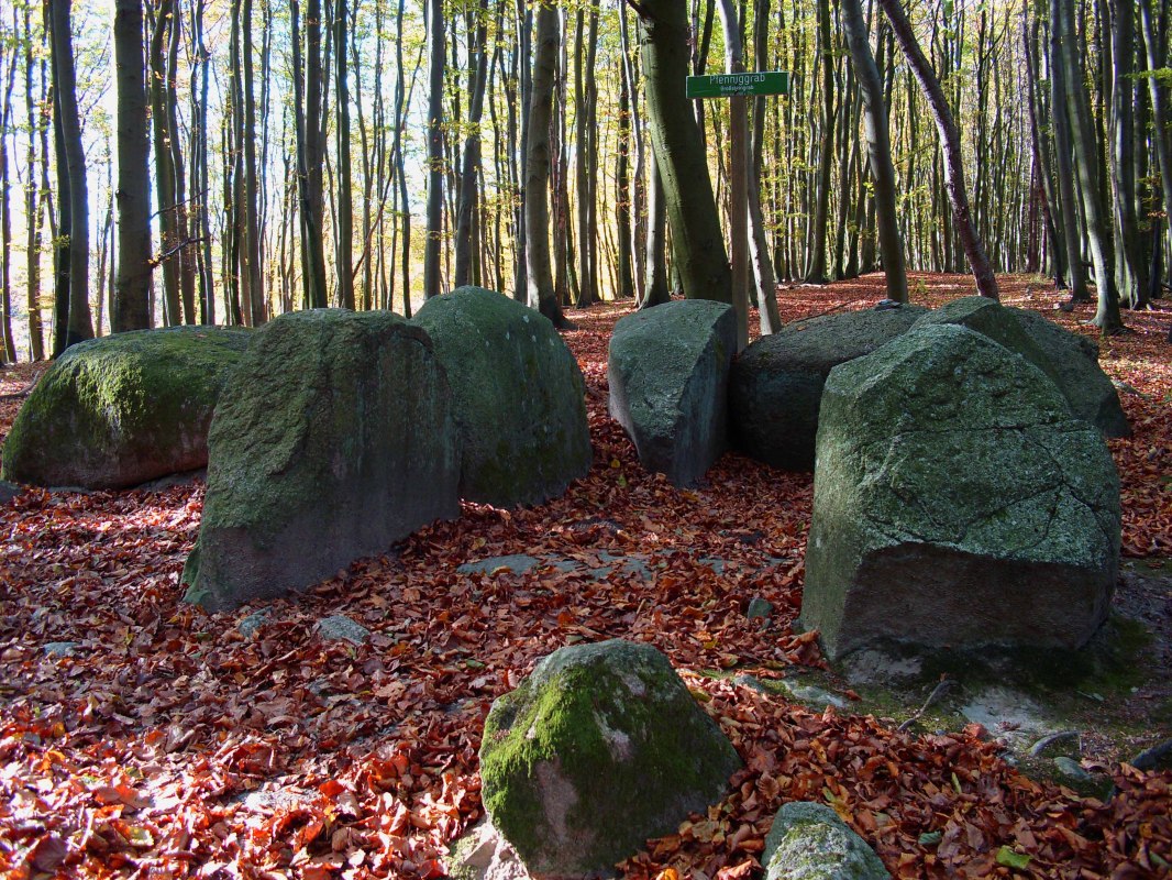 Das sagenumwobene Großsteingrab "Pfenniggrab" // © Dr. Katrin Staude Das sagenumwobene Großsteingrab "Pfenniggrab" // © Dr. Katrin Staude