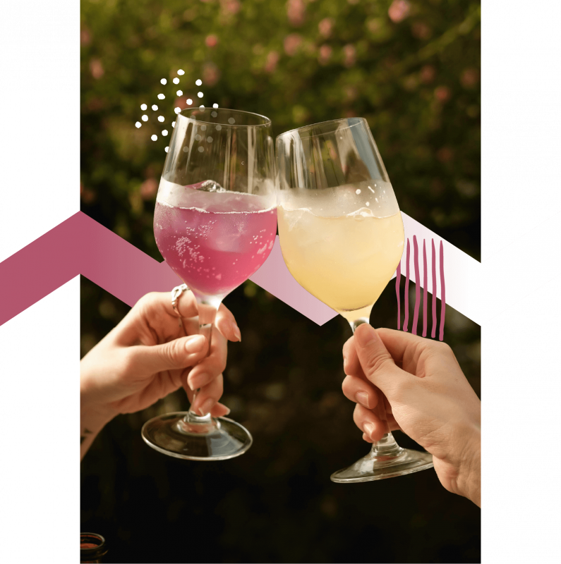 Ros&eacute; & Wit Feest // &copy; Strandhotel Ostseeblick