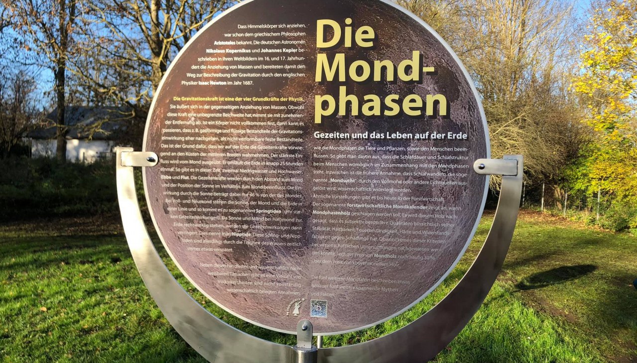 ... viel Wissenswertes rund um den Mond, © Mecklenburger ParkLand ... viel Wissenswertes rund um den Mond, © Mecklenburger ParkLand