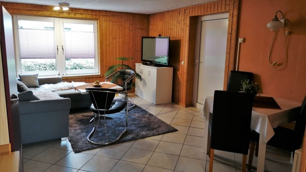 Wohnbereich des Bungalow Kr&ouml;pelin, &copy; G&uuml;nter Schubert