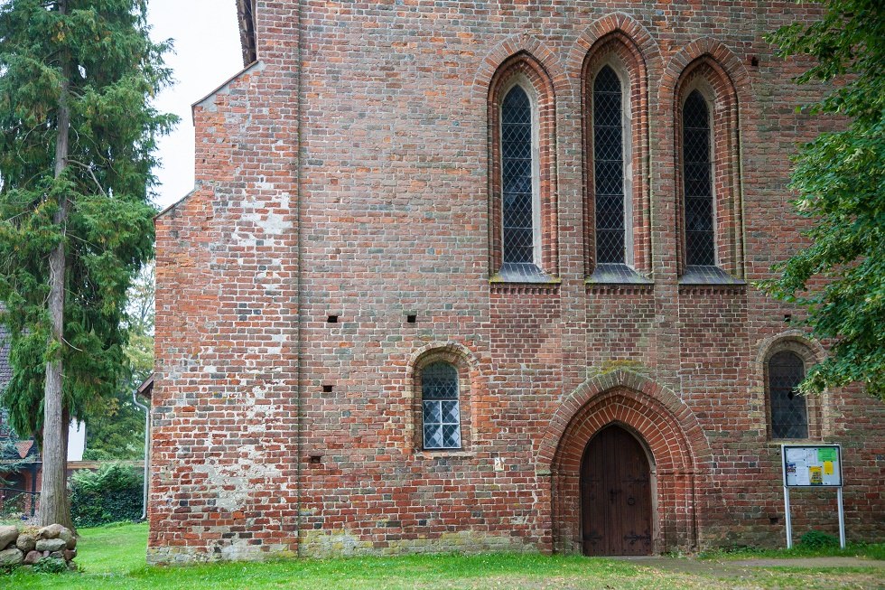 der untere Teil der Giebelseite, &copy; Frank Burger