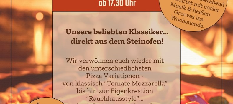 Pizza Party im Rauchhaus, © Rauchhaus Möllin Pizza Party im Rauchhaus, © Rauchhaus Möllin