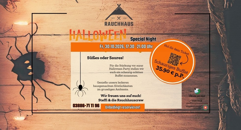 Halloween-specialaften i Rauchhaus M&ouml;llin // &copy; Rauchhaus M&ouml;llin