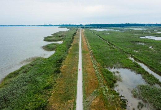 Laufen Joggen an der K&uuml;ste auf Fischland-Dar&szlig;-Zingst
