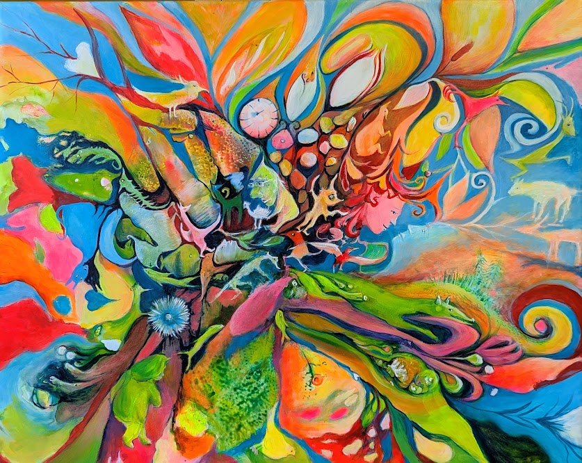 Mein Weg, Acryl, 50 x 60 // © Boss, Grit Mein Weg, Acryl, 50 x 60 // © Boss, Grit