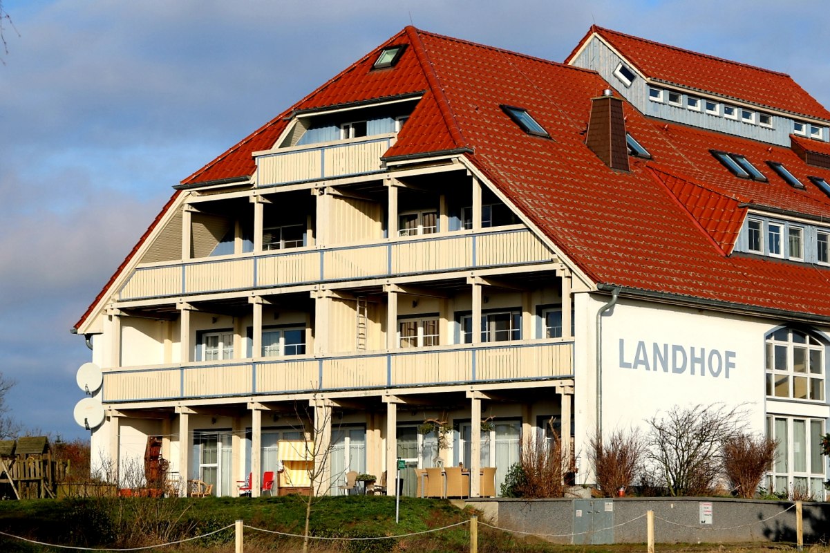 Die ehemalige Feldscheune des "Schloss Stolpe": der heutige Landhof. // &copy; Dr. L&uuml;ling, GF SaH