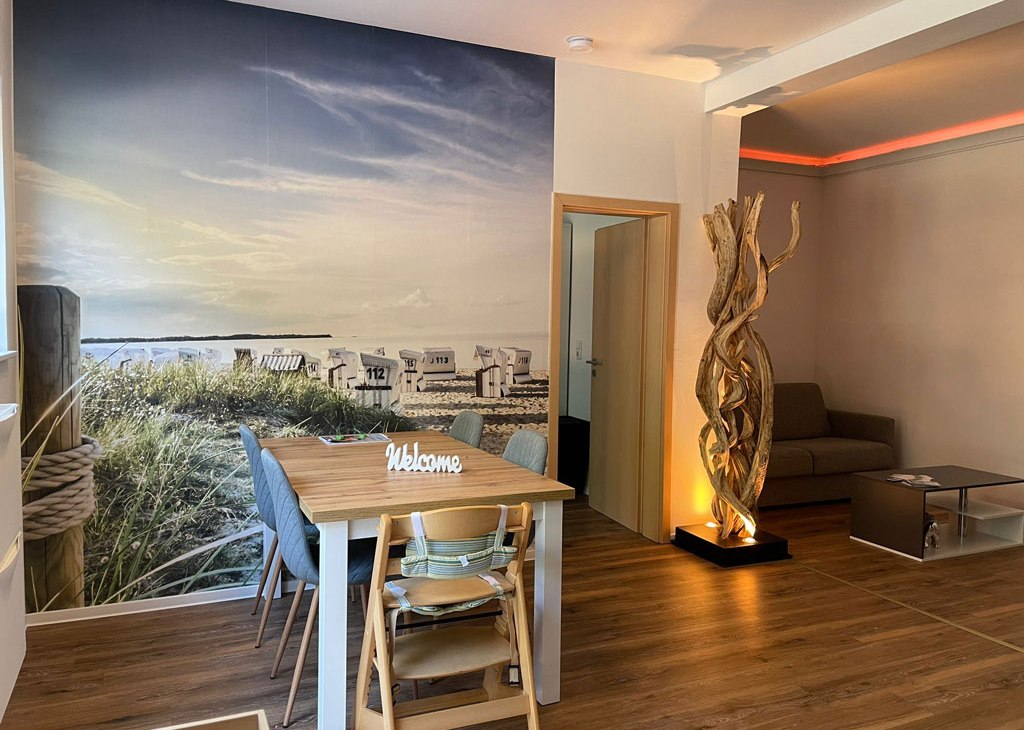 Ferienwohnung im Erdgeschoss für 2 und 4 Personen, © Fotografie Ulrike Pawandenat Ferienwohnung im Erdgeschoss für 2 und 4 Personen, © Fotografie Ulrike Pawandenat