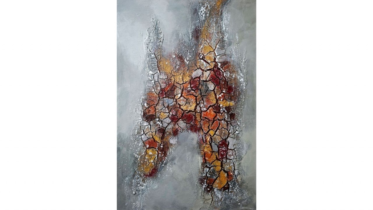 Abstracte herfstkleuren1, 40 x 60 cm, acryl gemengde techniek, // © Kirsten Bunke Abstracte herfstkleuren1, 40 x 60 cm, acryl gemengde techniek, // © Kirsten Bunke